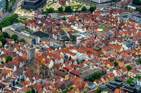 Luftbild Reutlingen Stadtansicht Vom Innenstadtbereich In Reutlingen