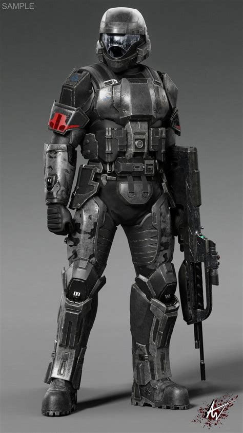 Artstation Halo Odst Hd Halo Armor Halo Odst Armor Concept