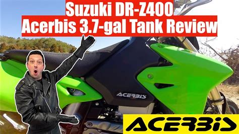 Suzuki Drz Sm Acerbis Gal Fuel Tank Review Youtube