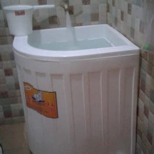 Jual Bak Air Kamar Mandi Minimalis Model Sudut Pvc Premium Solid Kota