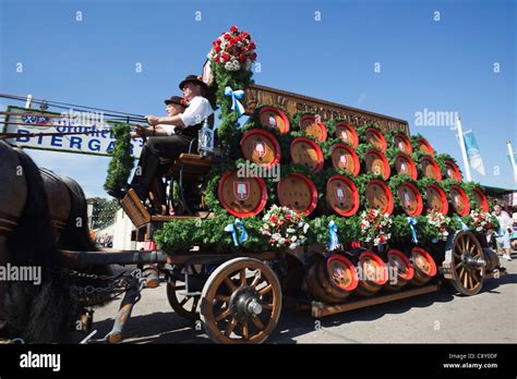 Germany, Bavaria, Munich, Oktoberfest, Oktoberfest Parade Stock Photo ...