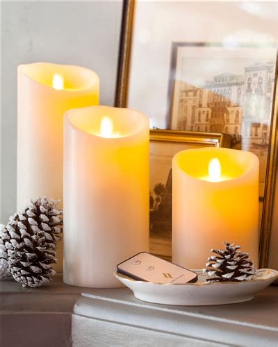 A Closer Look at the Luminara Flameless Candle Balsam Hill Artificial ...