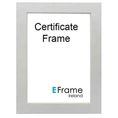 Poster Frame Open Grain White - EFrame Ireland