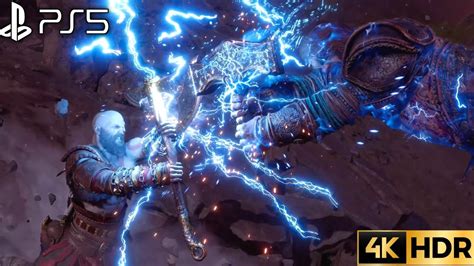 Kratos Vs Thor Final Boss Fight God Of War Ragnarok Thor Final Boss