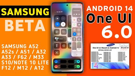 Samsung One Ui 6 0 Android 14 Update List Samsung A51 A52 A52s F12 M51 F62 M53 S20 S21 Fe A71