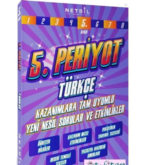 Netbil 5 Sınıf Periyot Türkçe Etkinlikli Soru Bankası