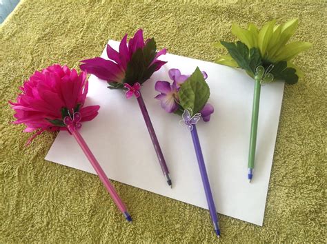 Flower Pens Flower Pens Diy Flower Pens Unique Diy Ts