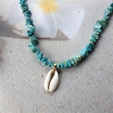 Cowrie Shell Pendant Etsy