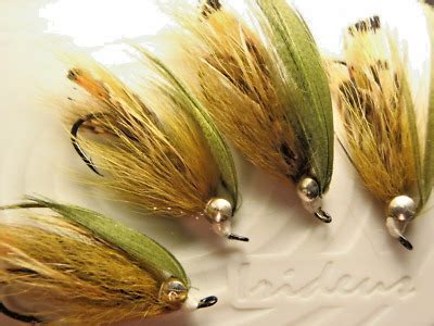 Irideus Mini Olive Intruder Hackle Wooly Bugger Streamer Flies Trout