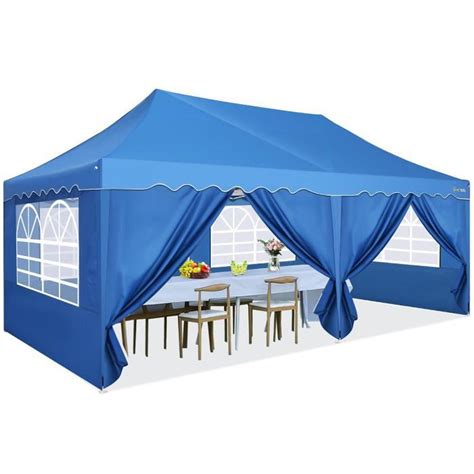 Tonnelle 3x6m Tonnelle de Jardin Chapiteau Barnum Pliante Imperméable