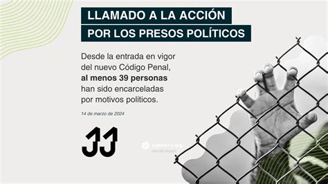 Tercera actualización de la campaña Llamado a la acción por los presos