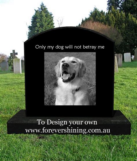 Pet Dog Laser Etched Granite Headstone on Granite Base. Design one for ...