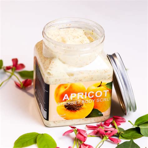 Body Scrub Wokali Apricot Sherbet Pool Mecca