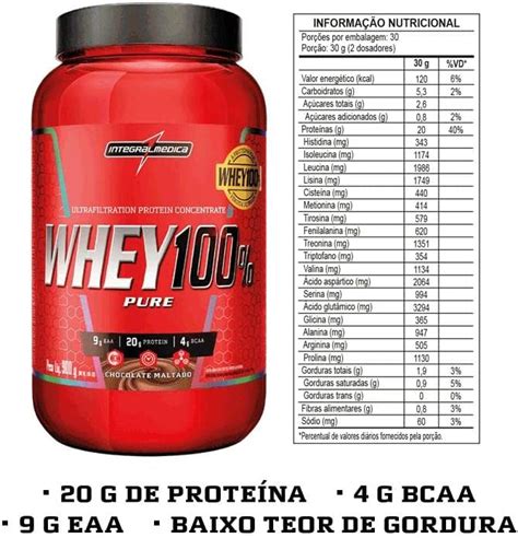 Whey 100 Integral Medica 900g Performa Suplementos Py