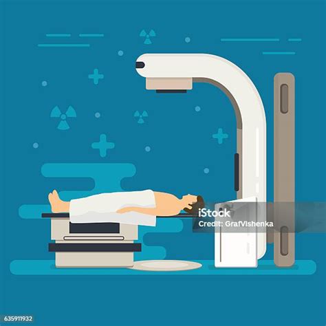 Ilustración De Concepto De Vector De Radioterapia Tratamiento Del