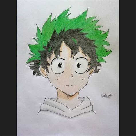 Izuku Midoriya Aka Deku From My Hero Academia Fanart Speed 57 Off