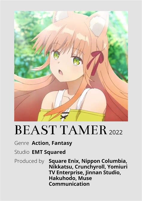 Beast Tamer Anime Films Anime Movies Anime