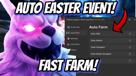 Fabled Legacy Script Auto Easter Event Auto Clear Dungeon