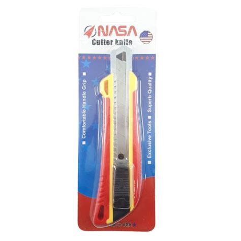 Jual Cutter Besar Nasa Gagang Karet Kater Pisau Knife Cutter Besar Nasa