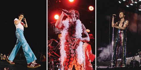 15 Of Harry Styles Best Tour Looks Elle Canada Magazine Beauty