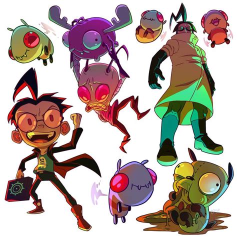 Zim Doodles By Tossadoo Invader Zim Fan Art