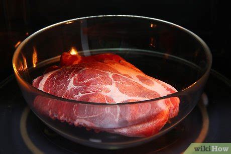 How To Defrost Meat In The Microwave Steps With Pictures