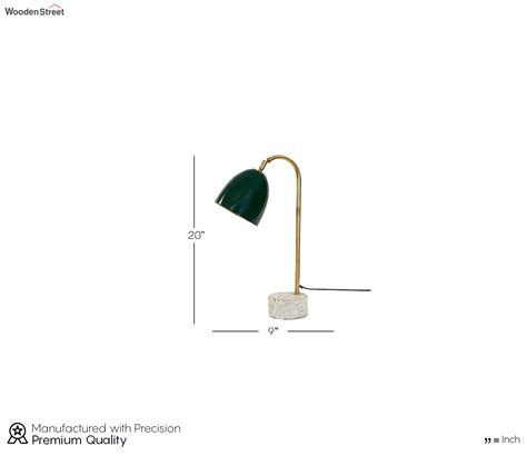 Buy Eros Green Study Table Lamp Online In India At Best Price Modern