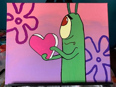 Plankton Heart Art Painting Gallery Art Painting Painting Gallery