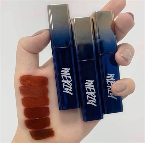 Son kem lì Merzy Velvet Tint Season 3 Blue Edition Vỏ xanh Bonita