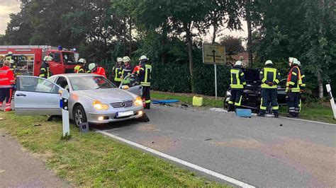 Zwei verletzte Personen nach Zusammenstoß ems TV