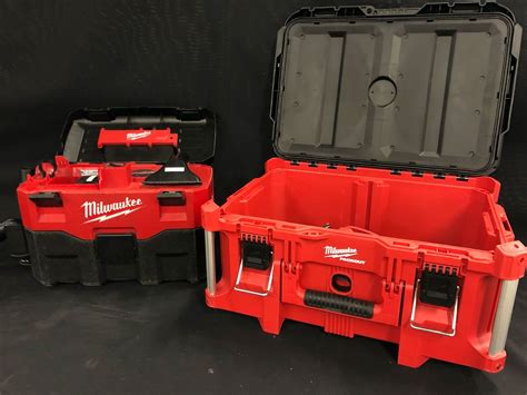 MILWAUKEE TOOL BOX WITH ASSORTED TOOLS - Able Auctions