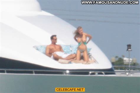 Joanna Krupa No Source Topless Babe Beautiful Yacht Celebrity Posing