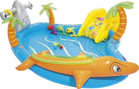 Bestway Inflatable Kids Water Play Center Sea Life Paddling Pool With