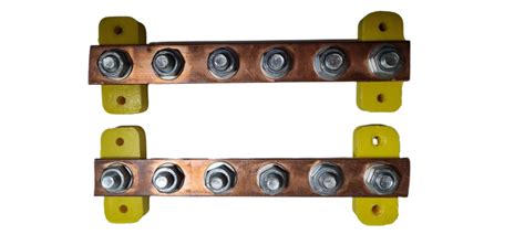 Dc Copper Busbar With Bolt And Nuts Included Thesunpays