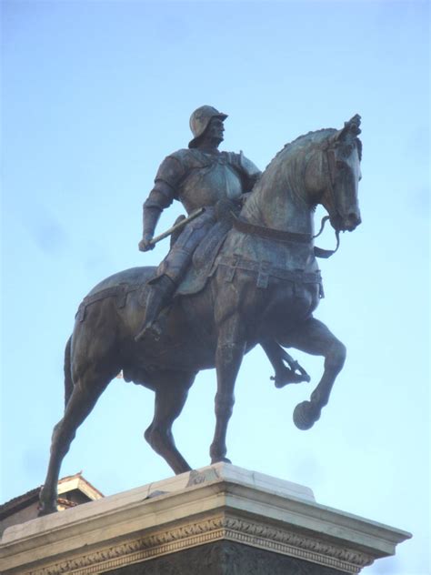 The Equestrian Statue Of Bartolomeo Colleone By Andrea Verrochio Venice