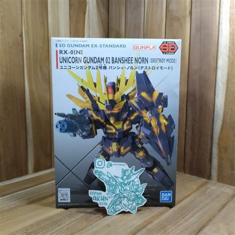 Jual SD Ex Standard Unicorn Gundam 02 Banshee Norn Destroy Mode Kab