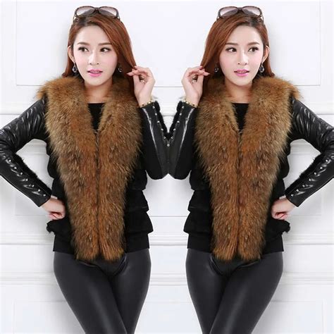 Winter Fashion Sexy Women Black Faux Fur Vest Warm Slim Sleeveless Turn Down Fur Collar Pop