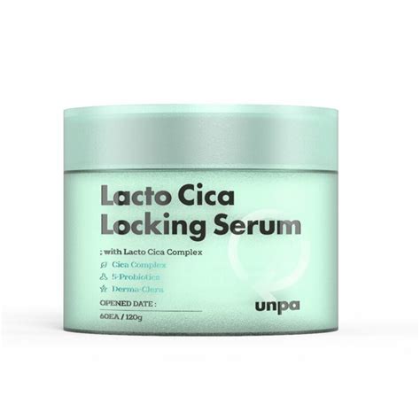 Unpa Lacto Cica Locking Serum Pad 60 Sheets