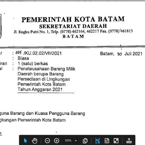 Surat Undangan Rapat Pembahasan Rancangan Kua Ppas Apbd Tahun Anggaran