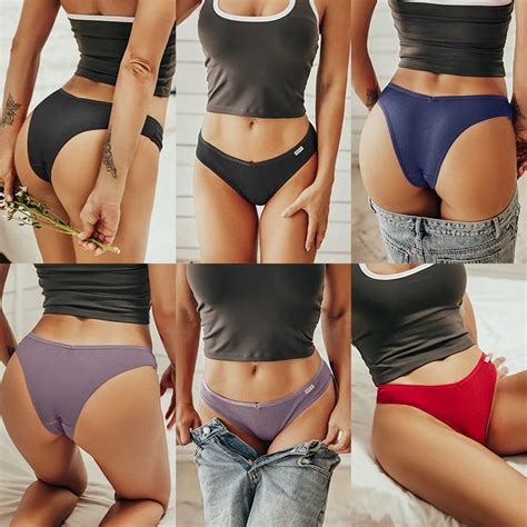 2PCS Set Sexy Lingerie Cotton Panties Women Underwear Briefs Female