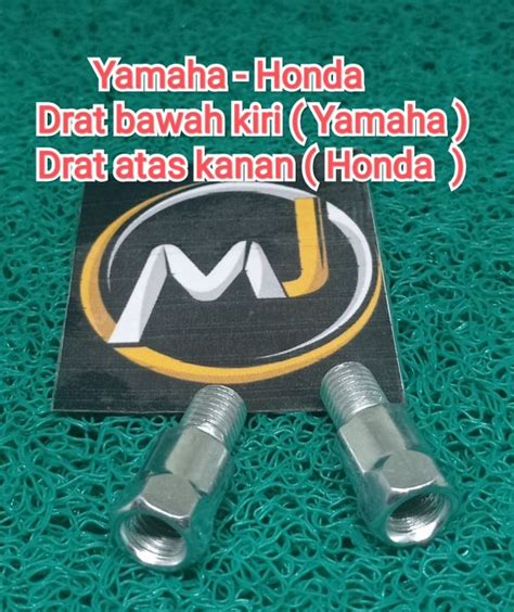 Baud Baut Sambungan Spion Drat Kiri Bawah Kanan Atas Yamaha Ke Honda