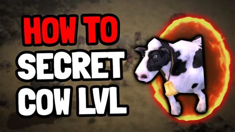 How To Secret Cow Level Diablo Resurrected Youtube