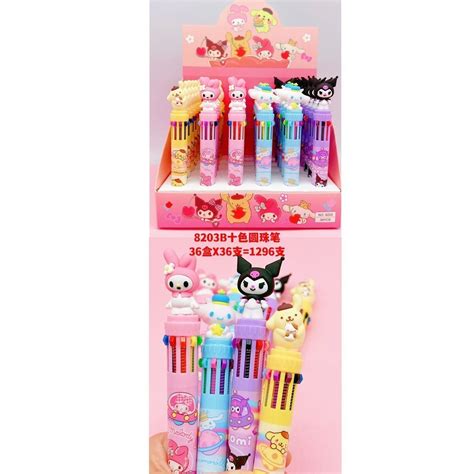 Jual Pulpen Sanrio Warna Pen Cetek Cinamonrol Ballpoint Kuromi