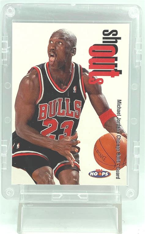 Vintage 1998 Skybox NBA Hoops Shout Outs Michael Jordan Card 13 Of