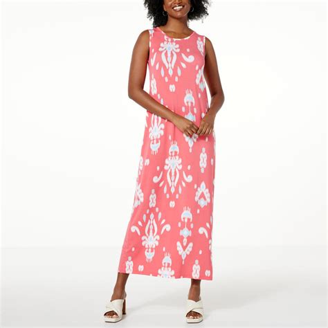 Colleen Lopez Printed Ikat Maxi Dress - 20770835 | HSN