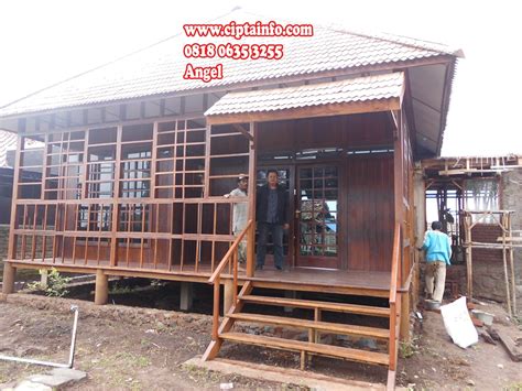 Desain Rumah Kayu Knockdown Di Tanjung Pandan Ciptainfo