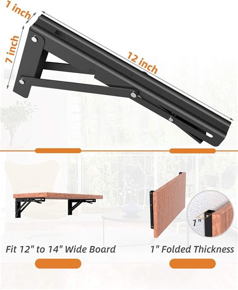 Buy Luckin Folding Shelf Brackets Inch Heavy Duty Stainless Steel