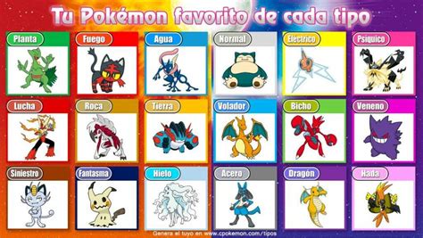 Mi PokÉmon Favorito De Cada Tipo •pokémon• En Español Amino