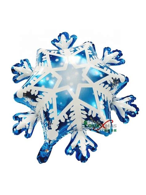 New Snowflake Aluminum Foil Balloons For Christmas Party Decoration