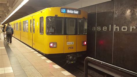 U Bahn Berlin Mitfahrt Auf Der U7 Von Haselhorst Bis Jungfernheide Im